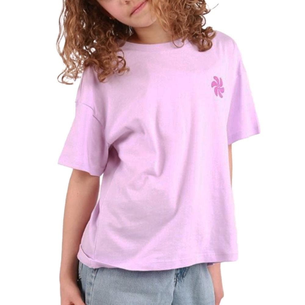 T-shirt Mauve Fille Kids Only Sun-veras Flower 5