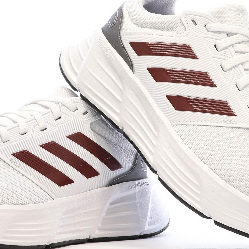 Chaussures de running Blanches/Bordeaux Homme Adidas Galaxy 6 7