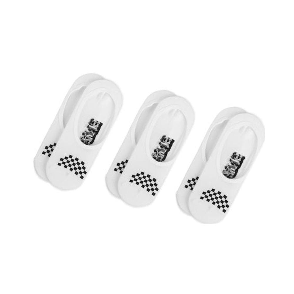 X3 Paires de Chaussettes Blanc Femme Vans Basic Canoodle V00X1IYB2 1