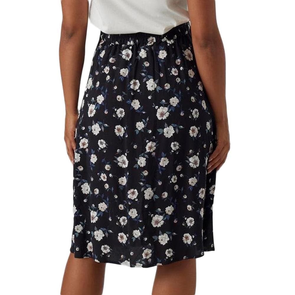 Jupe de Grossesse Noire à Fleurs Femme Vero Moda Maternity 20019110 2