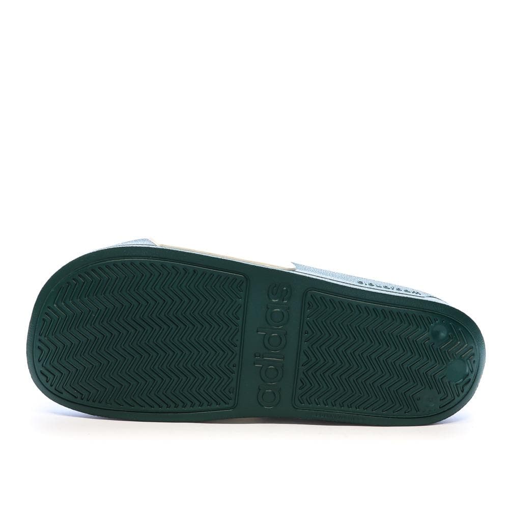Claquettes Vertes/Blanches Homme Adidas Adilette 2