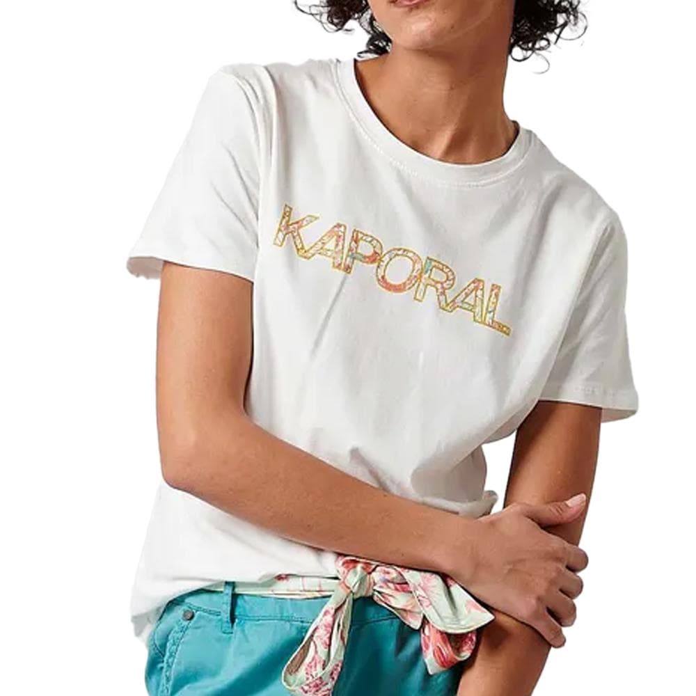 T-shirt Blanc Femme Kaporal FANJOE 1