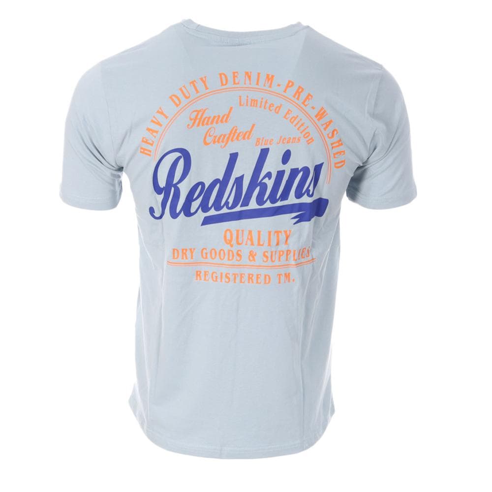 T-Shirt Bleu Clair Homme Redskins TS6214 2