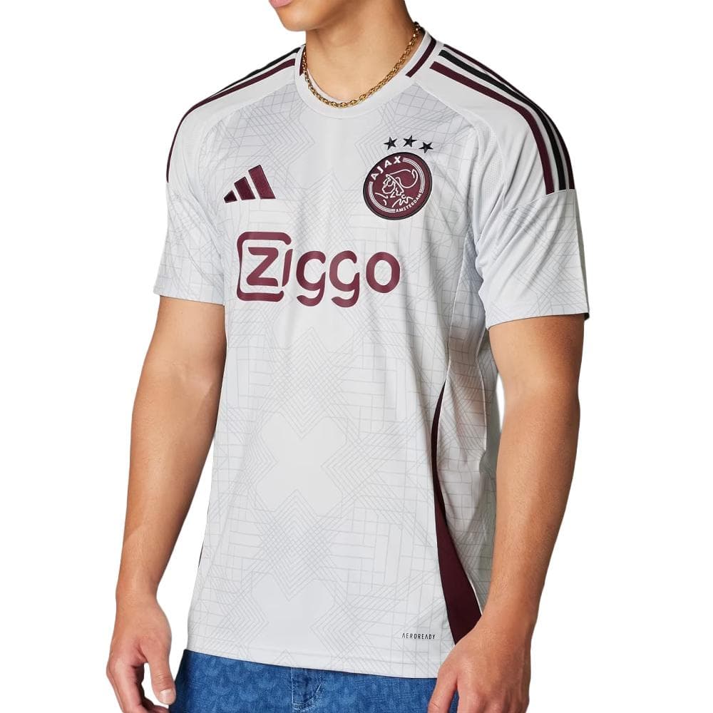 Ajax Amsterdam Maillot de football Gris Homme Adidas 24/25 1