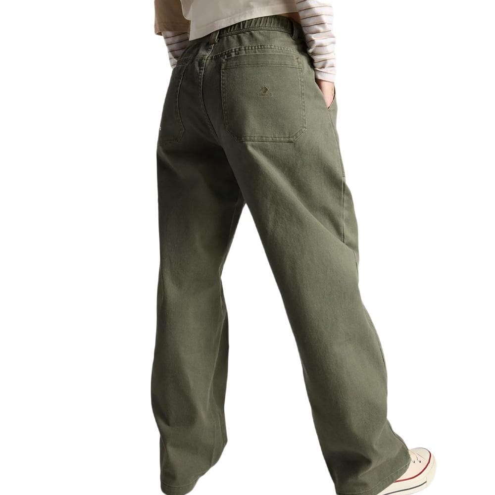 Pantalon Baggy Kaki/Vert Femme Converse Harbor Utility 2