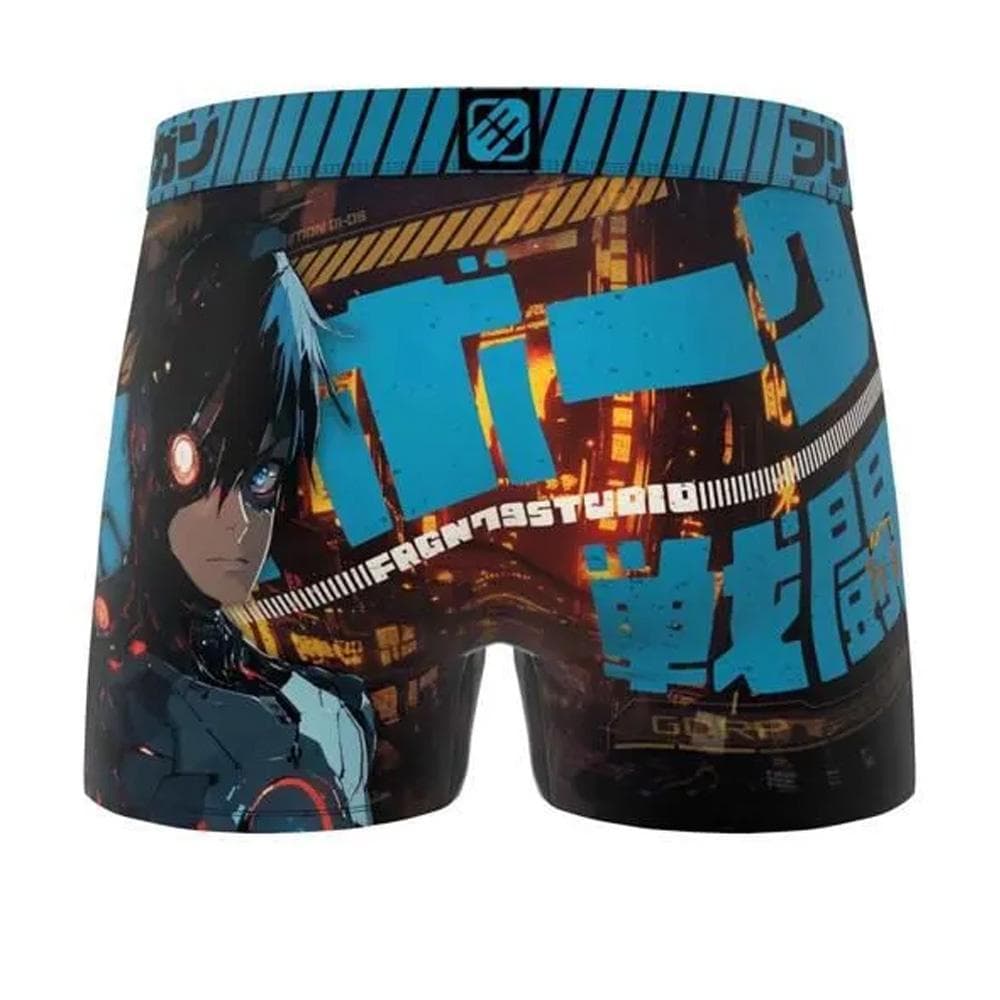 Boxer Bleu Homme Freegun Microfibre 2