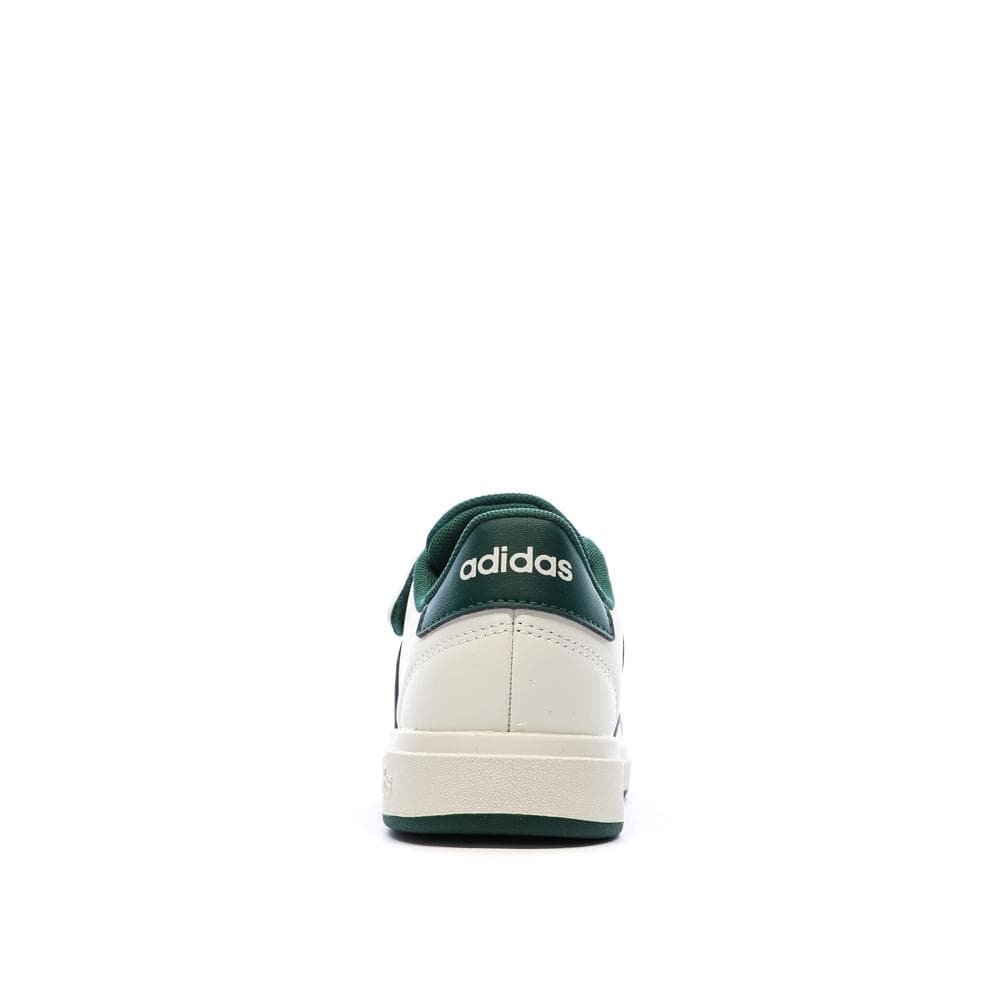 Baskets Ecru/Vert Garçon Adidas Grand Court 2.0 3
