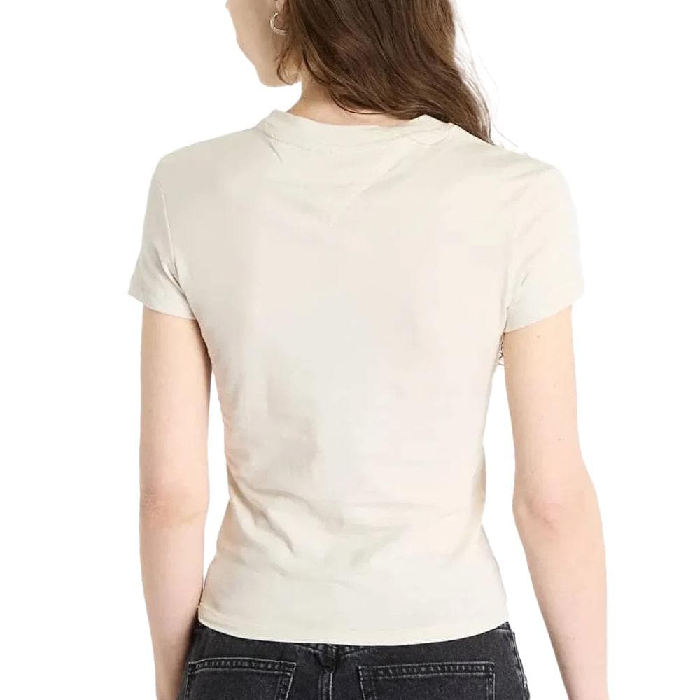 T-shirt Blanc Femme Tommy Hilfiger Night Navy 2
