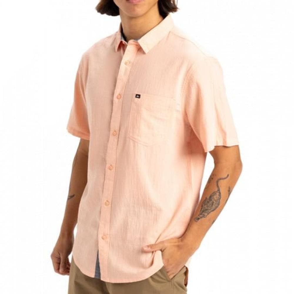 Chemise Orange Homme Quiksilver Timebox 2