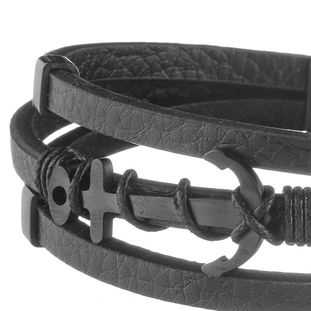 Bracelet Noir Geographical Norway 315001 2