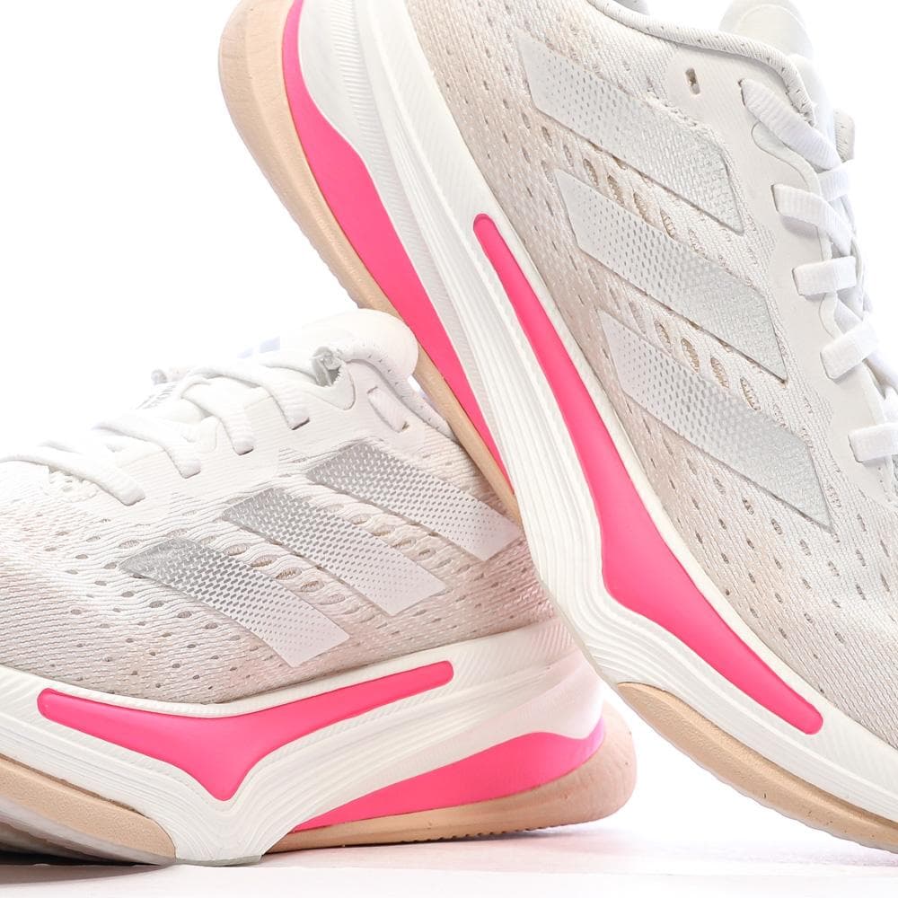 Chaussures de Running Blanc/Rose Femme Adidas Supernova Prima 7