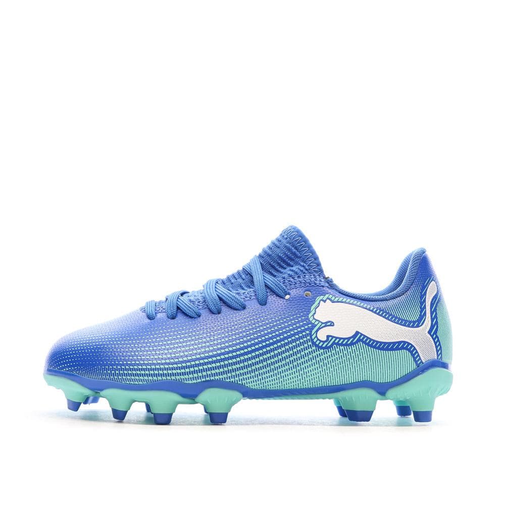 Chaussures de football Bleu Garçon Puma Future 7 Play FG/AG 1