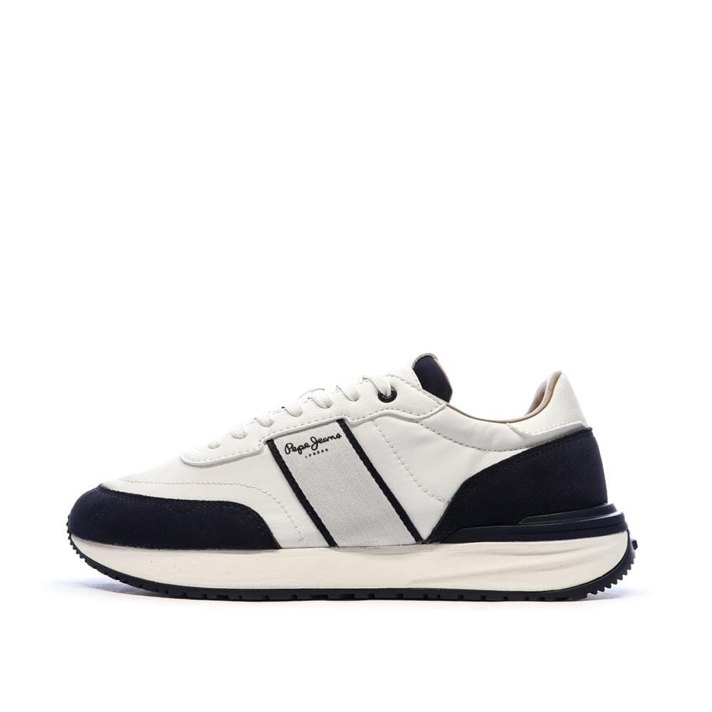 Baskets Blanches/Noires Homme Pepe jeans Buster 1
