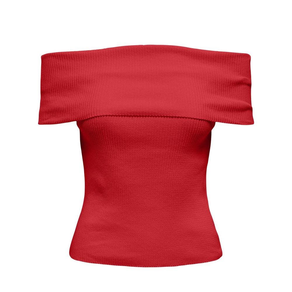 Top Rouge Femme Only Lectra 1