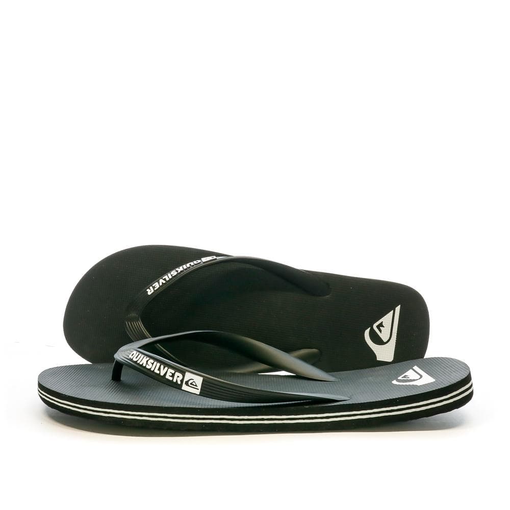 Tongs Noir Homme Quiksilver Molokai 1