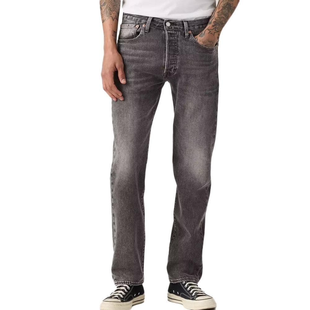 Jean Gris Homme Levi's 501 Levis Original Fit Greys 1