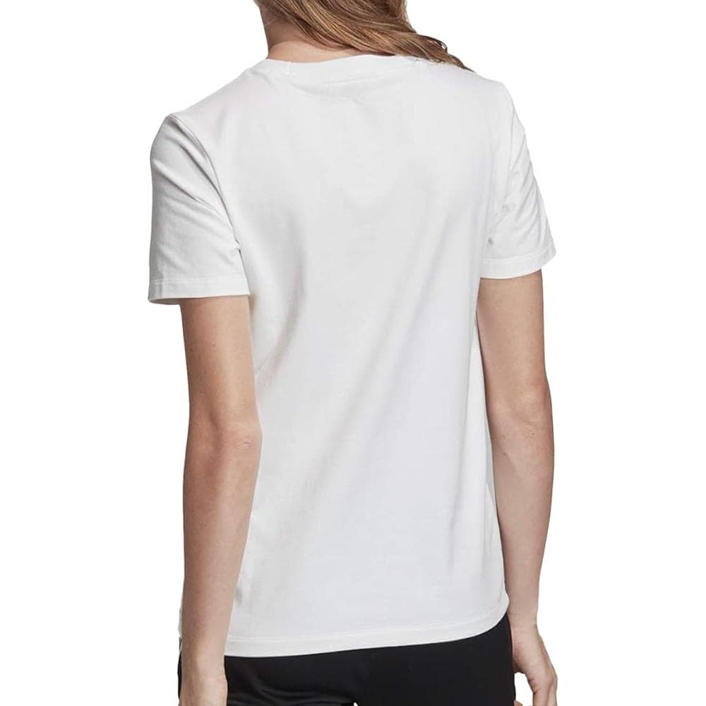 T-shirt Blanc Femme Adidas Trefoil34 2