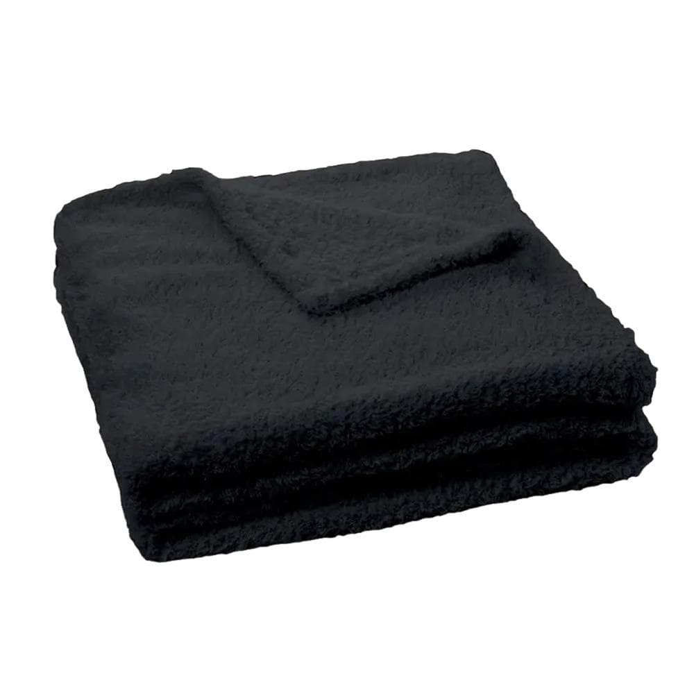 Plaid Noir Today Plaid Xl Moelleux 130x180 1
