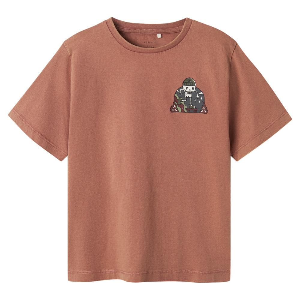 T-shirt Rouille Garçon Name it Tialfa 1