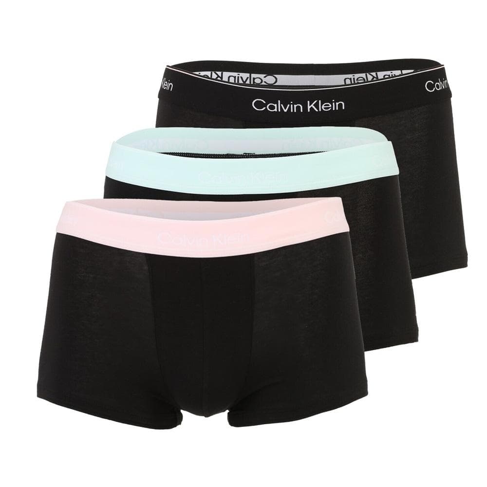 Lot de 3 boxers Noir/Rose/Vert Homme Calvin Klein Jeans Low Rise 1