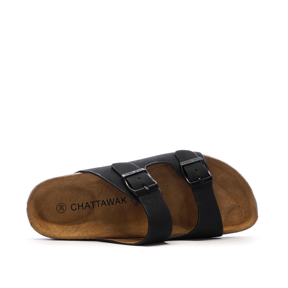 Sandales Noires Femme Chattawak Orphée 4