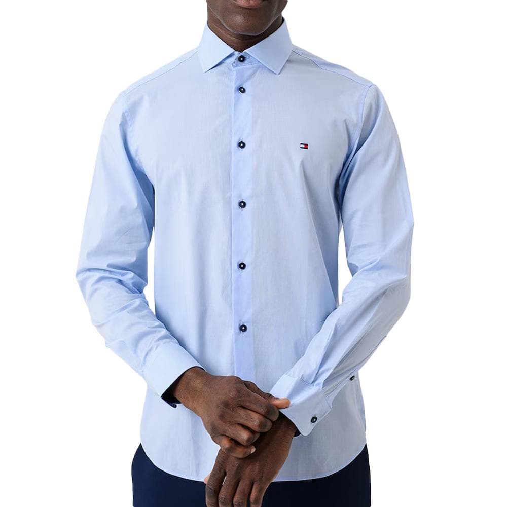 Chemise Bleu Homme Tommy Hilfiger Poplines 1