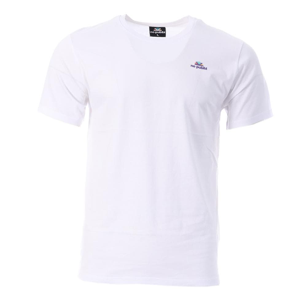 T-shirt Blanc Homme No Publik Brand 1