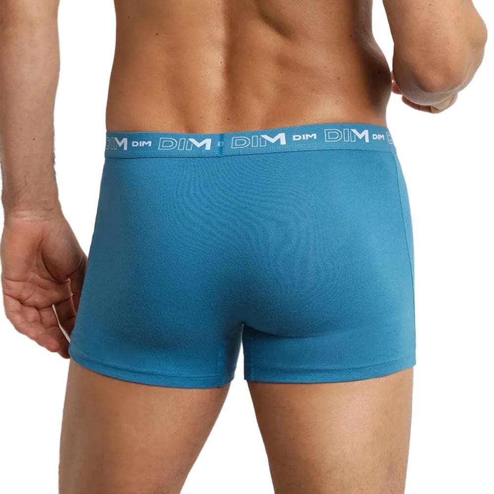 X3 Boxers Bleu Homme Dim Stretch - Taille 3
