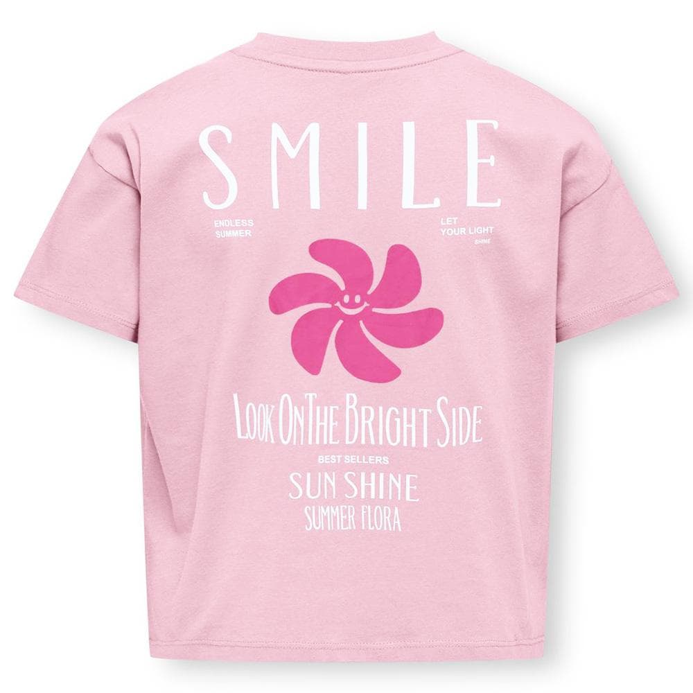 T-shirt Rose Fille Kids Only Sun-veras Flower 2