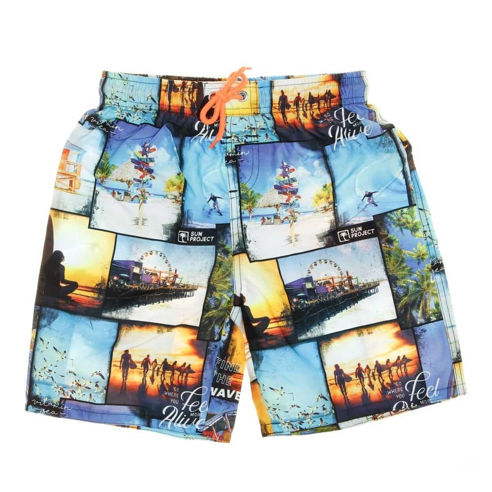 Short de bain Bleu/Orange Garçon Sun project3069 1