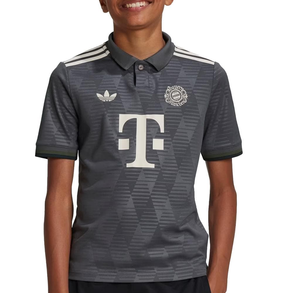FC Bayern Maillot de football Gris Garçon Adidas 24/25 1