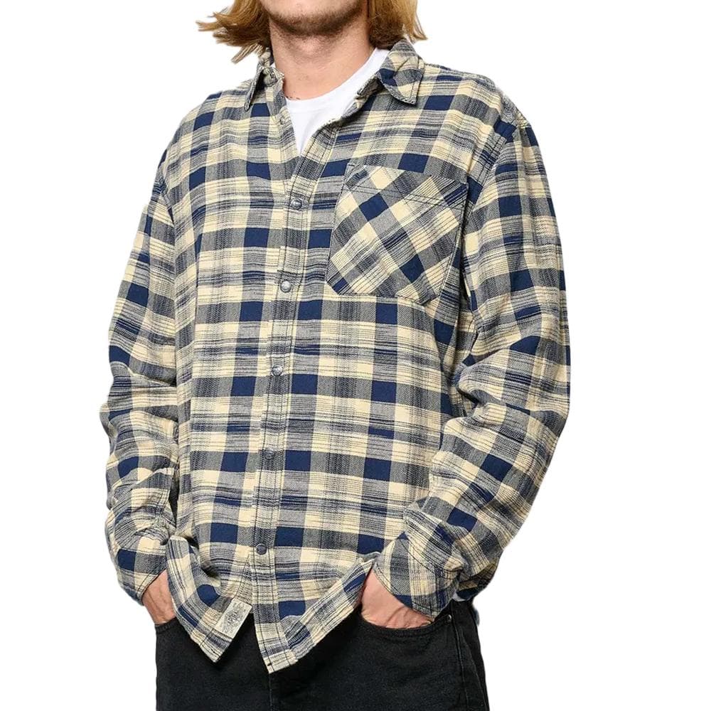 Chemise Bleu/Beige Homme Kaporal BOWYH24 1