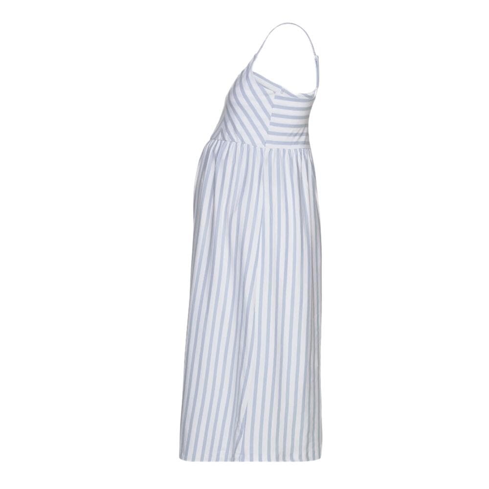 Robe Blanc/Bleu de Grossesse Femme Mamalicious 20019340 3