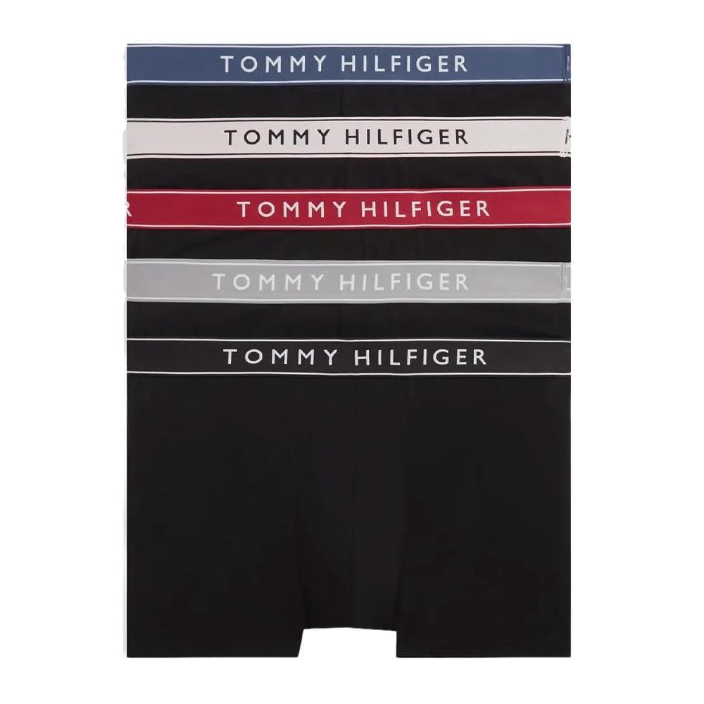 X5 Boxers Noir/Rouge Homme Tommy Hilfiger Trunk 1