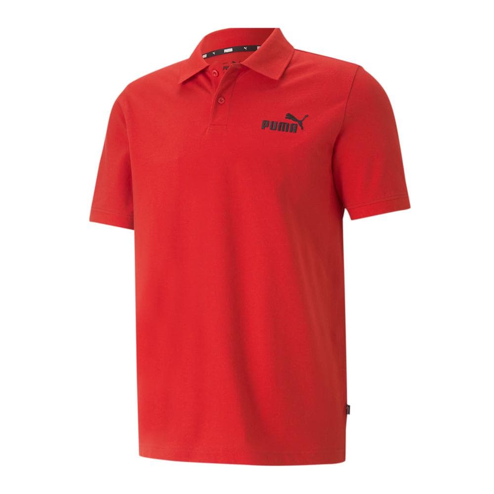 Polo Rouge Homme Puma Essential 1