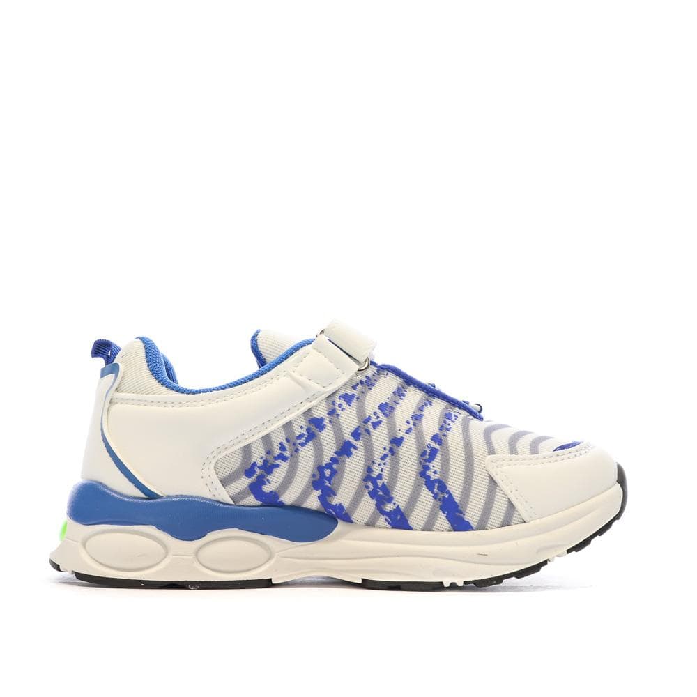 Baskets Blanc/Bleu Garçon Lotto Sienne 2