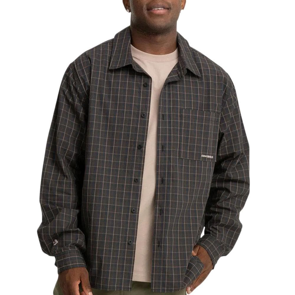 Chemise Grise Homme Converse Basic 1