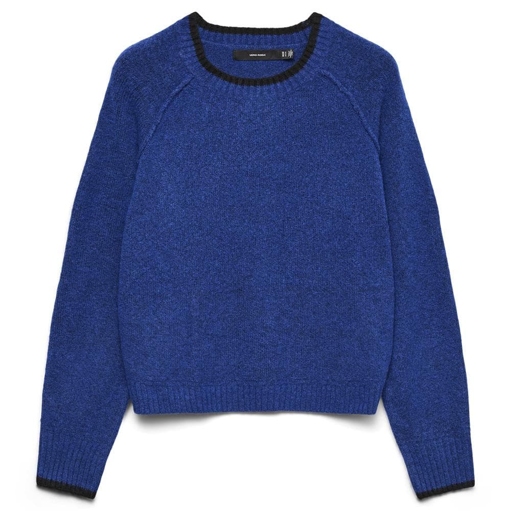Pull Bleu Femme Vero Moda Maquarius Raglan 1