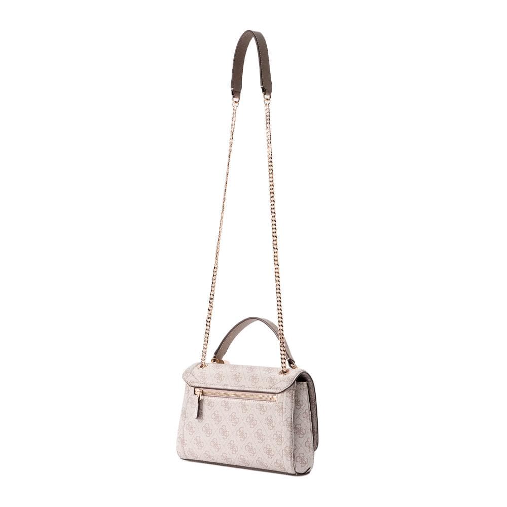 Sac à Bandoulière Blanc/Beige Femme Guess Noelle 2