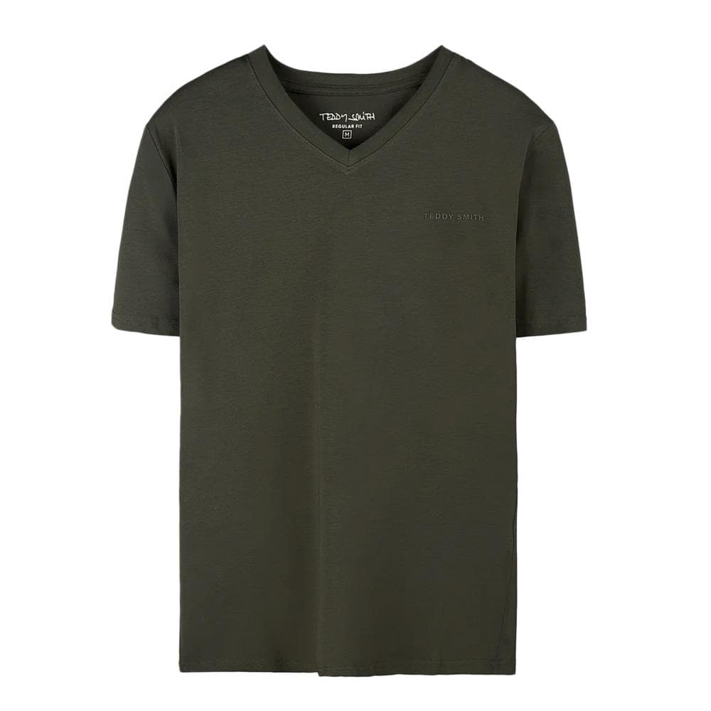 T-shirt Kaki Homme Teddy Smith Tawax2 1