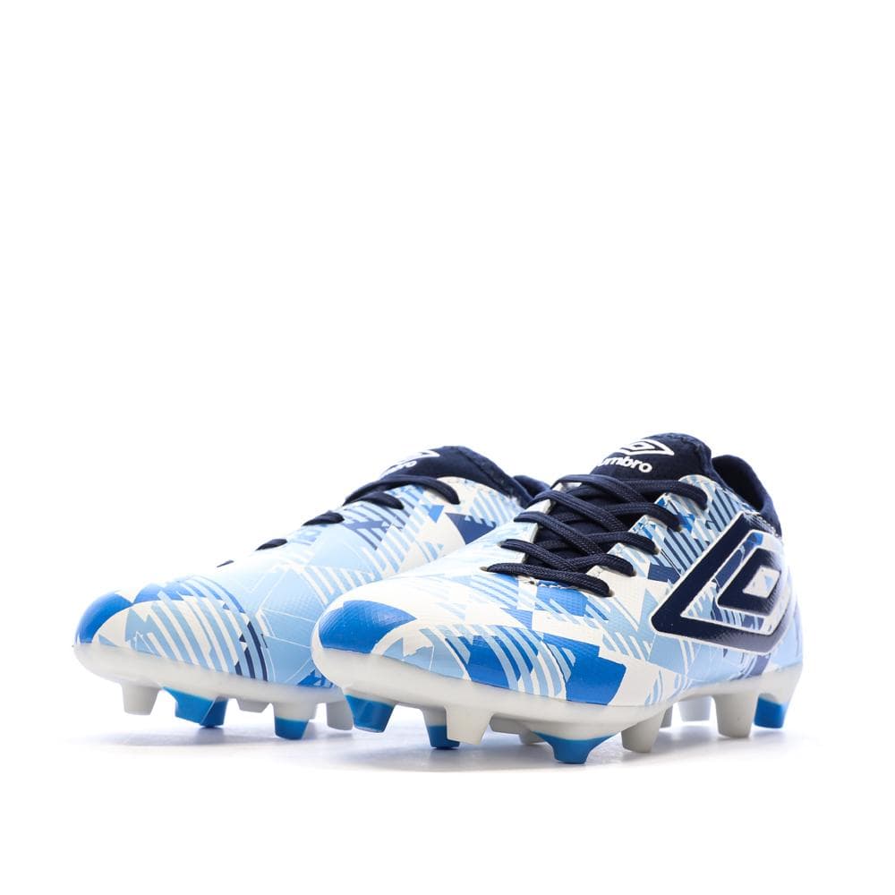 Chaussures de Football Bleu/Blanc Garçon Umbro For FG 6