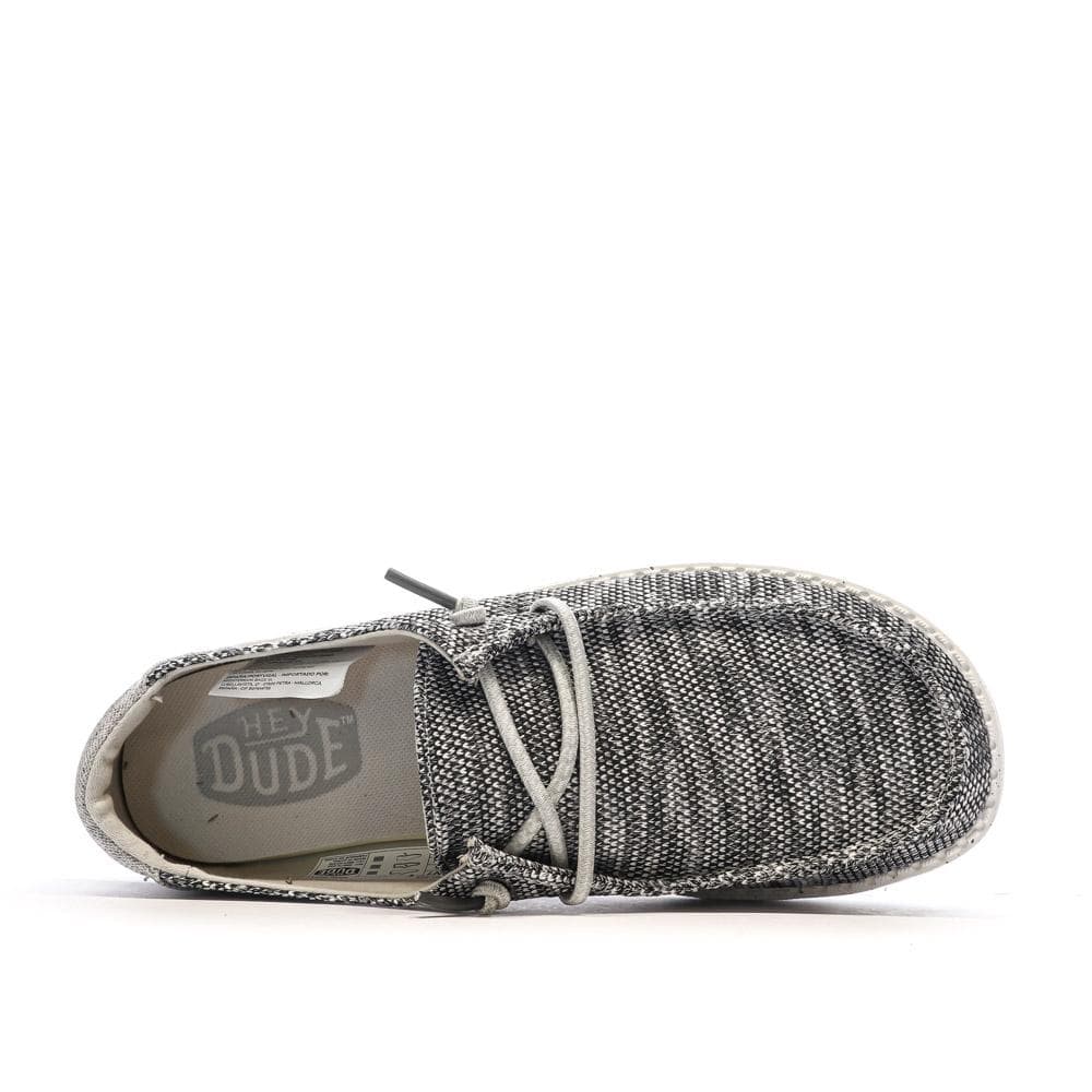 Chaussures Grises Chiné Femme Hey Dude Wendy Sox 4