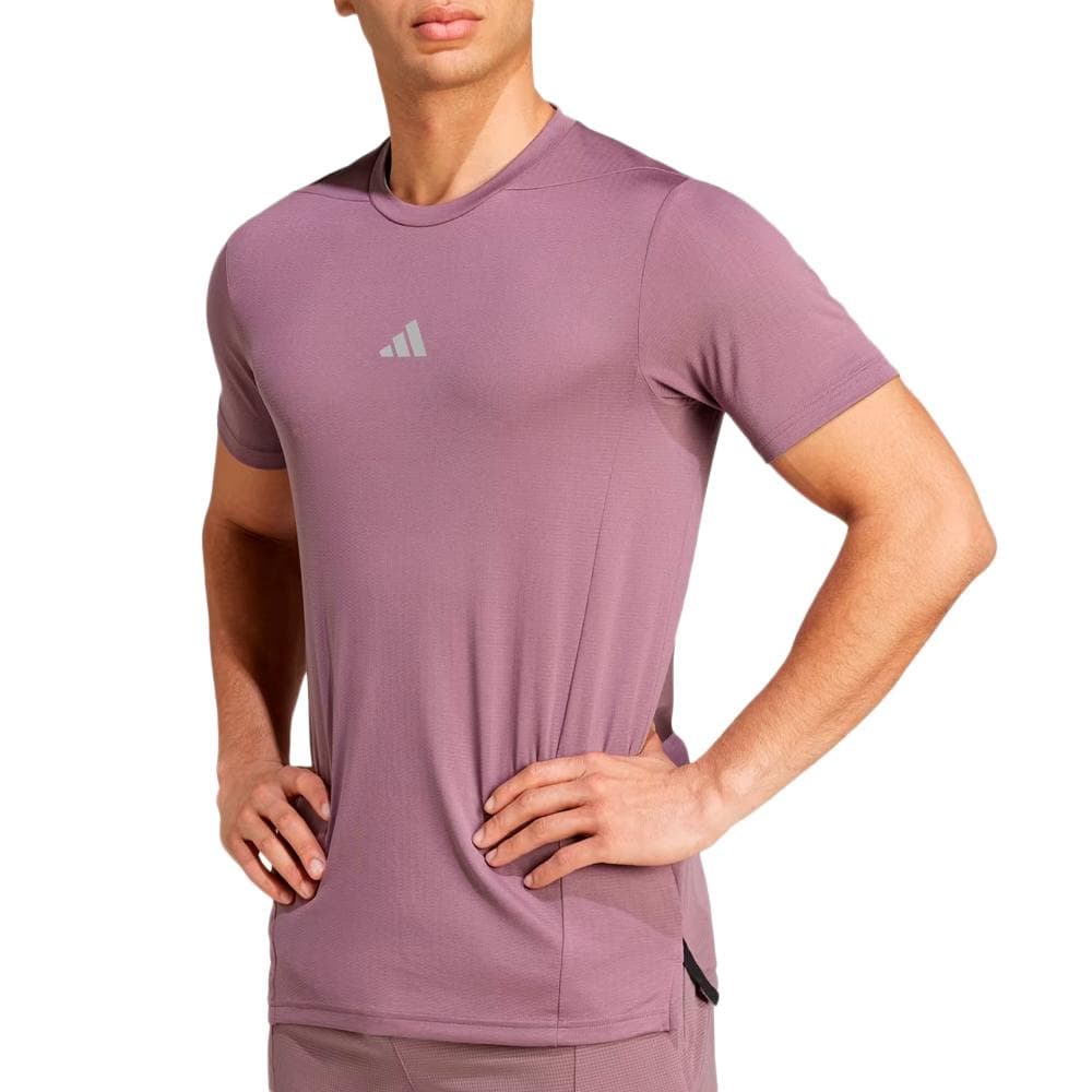 T-Shirt Violet Homme Adidas IX9125 1