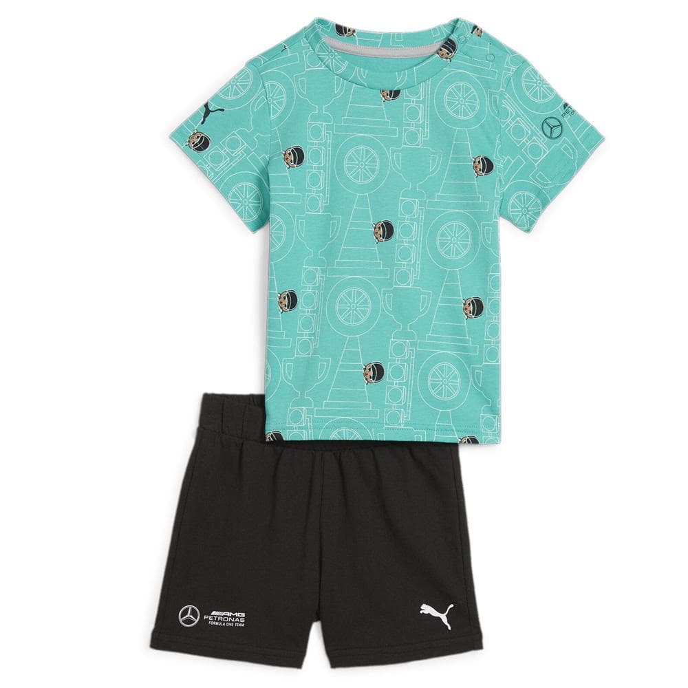 Ensemble Turquoise/Noire Garçon Puma Toddler 1