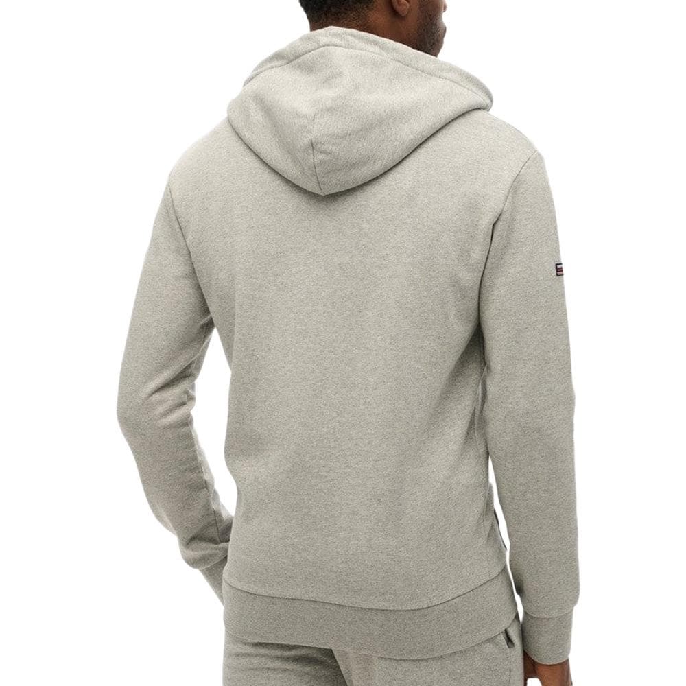 Sweat Zippé Gris Homme Superdry Plain Hood 2