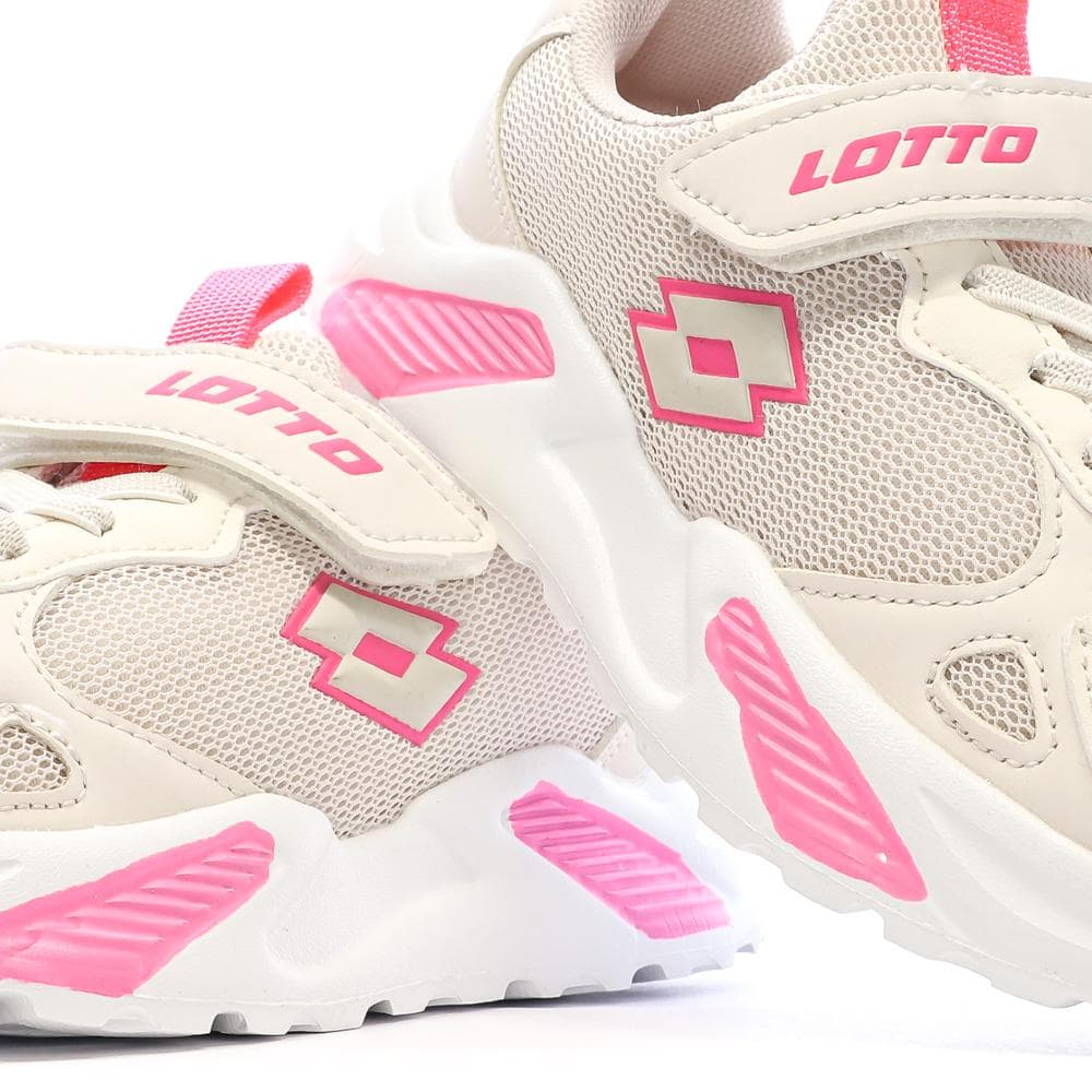 Baskets Rose/Blanches Garçon Lotto Bologna 7