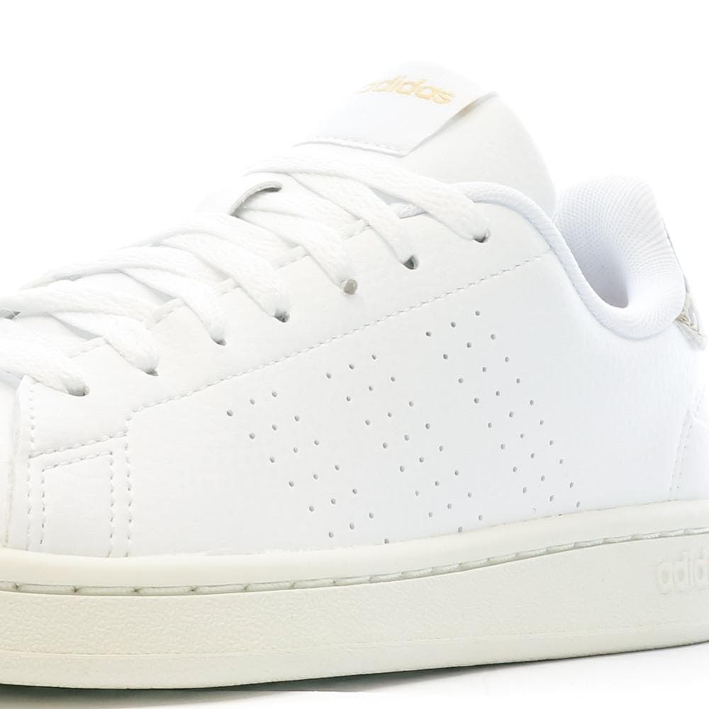 Baskets Blanches/Léopard Femme Adidas Advantage 7