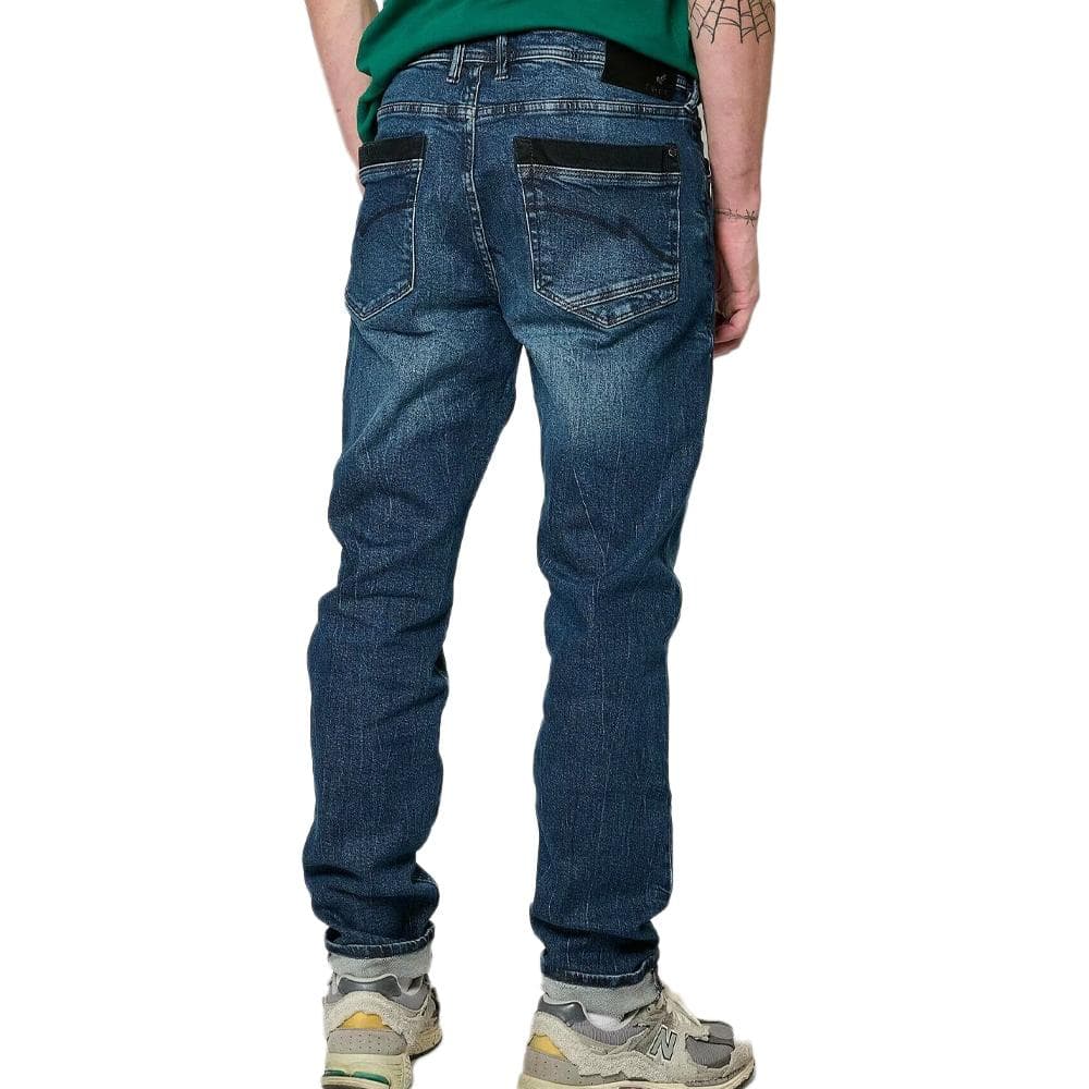 Jean Slim Fit Bleu Foncé Homme Kaporal IRISH 2