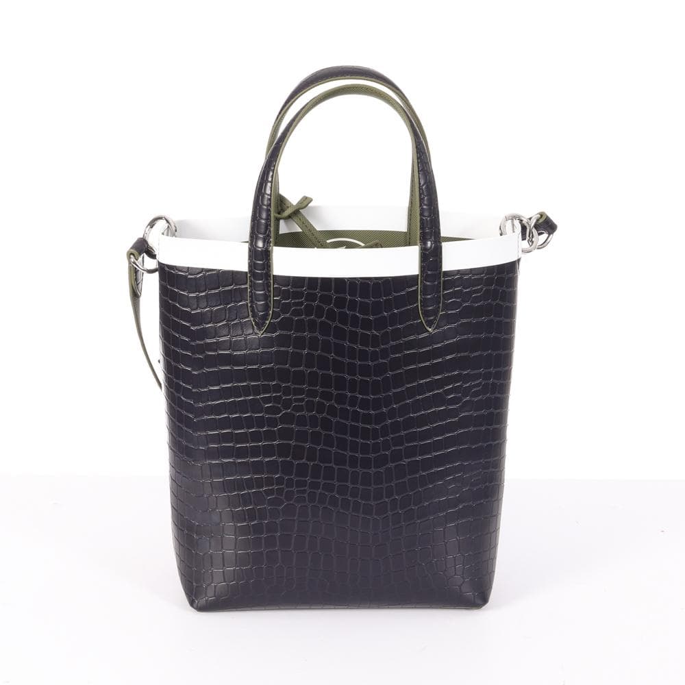 Sac à Main Marine/Kaki Femme Lacoste Croc 2