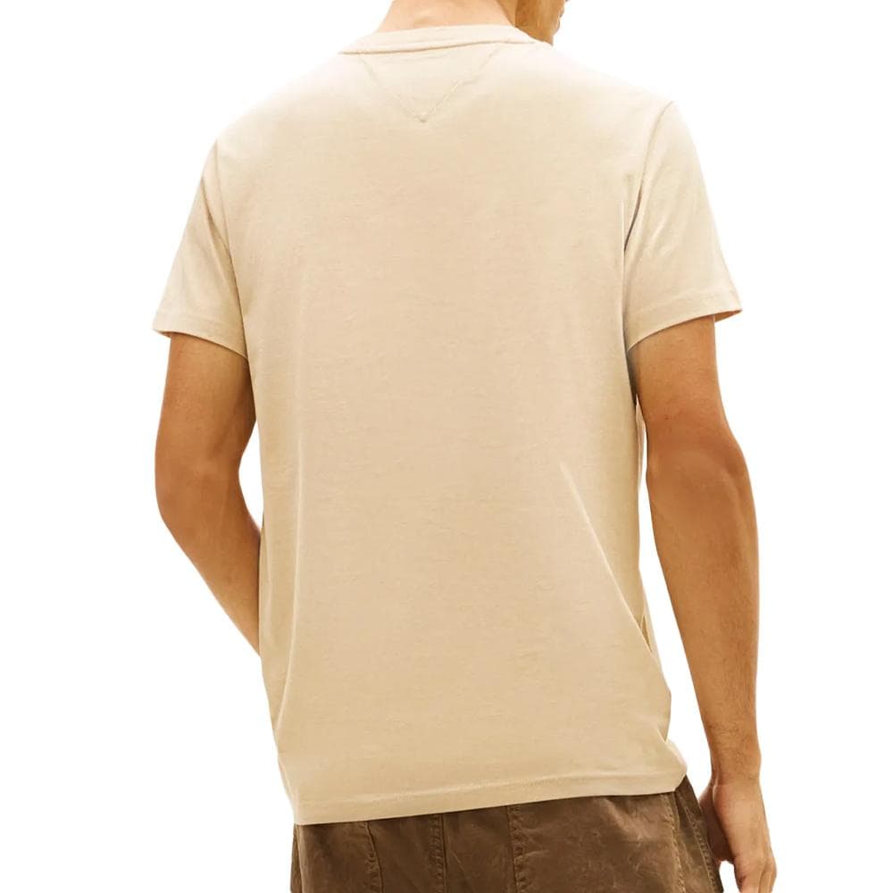 T-Shirt Beige Homme Tommy Hilfiger Slim 2
